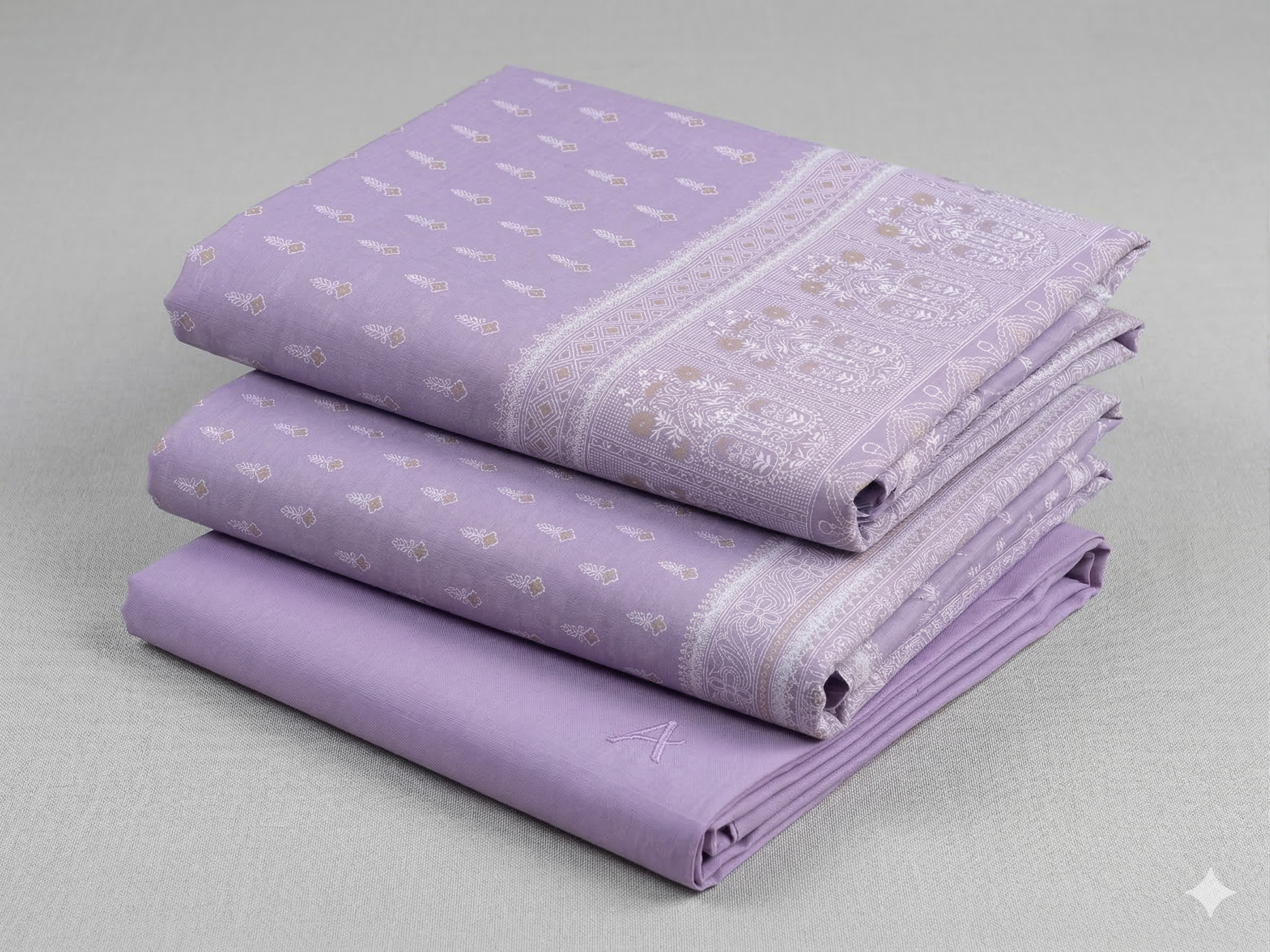 3-Piece Digital Printed Unstitched Lawn Suit