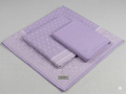 3-Piece Digital Printed Unstitched Lawn Suit